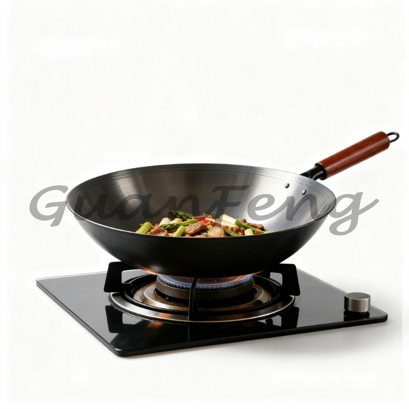 Home Cooking In Chinese - Hand-forged Iron Pans, Chinese Wok, Uncoated
